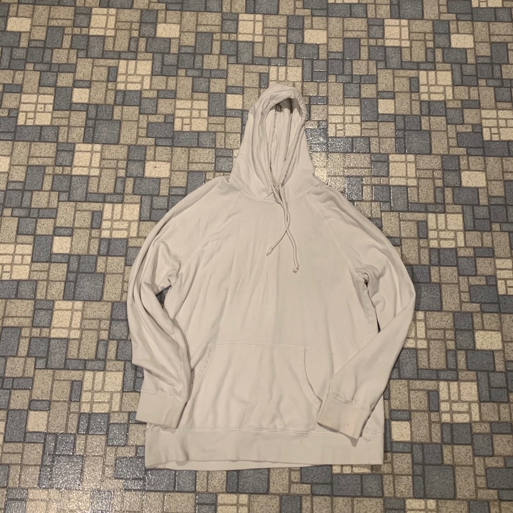 white hoodie